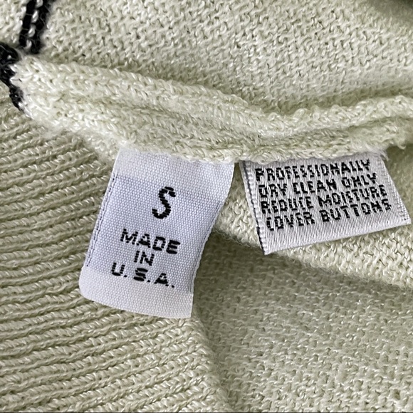 St. John Collection by Marie Gray Size S Green Short Sleeve Cropped Knit Top - Picture 10 of 10